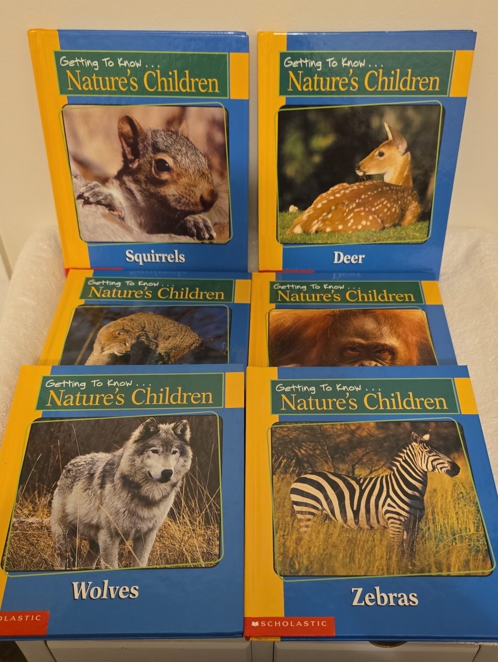Set of 6 NEW Hardback Getting to Know Natures Children Scholastic Books.New